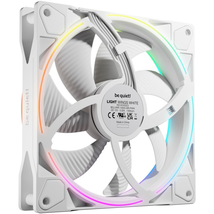 be quiet! Light Wings 140mm PWM Reverse White
