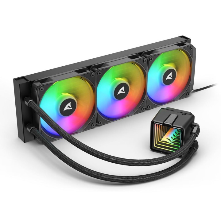 Sharkoon S100 ARGB Black, CPU Liquid Cooling, AIO