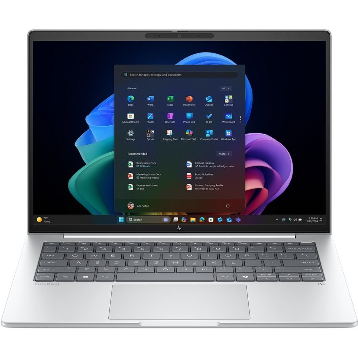 HP EliteBook 8 G1i AI, Intel Core Ultra 7, 14", iGPU, 16GB, 512GB SSD, W11Pro