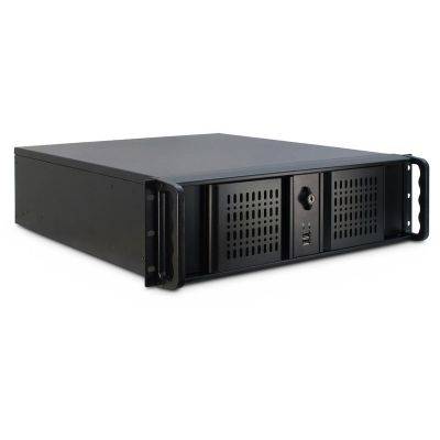 Inter-Tech 3U 3098-S, 19" Rack Server Case - Black