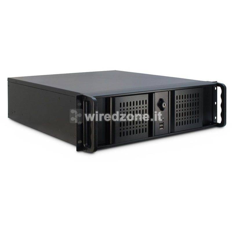 Inter-Tech 3U 3098-S, 19" Rack Server Case - Black - 1