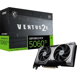 MSI GeForce RTX 5060 Ti, Ventus 2X OC Plus, 16GB GDDR7