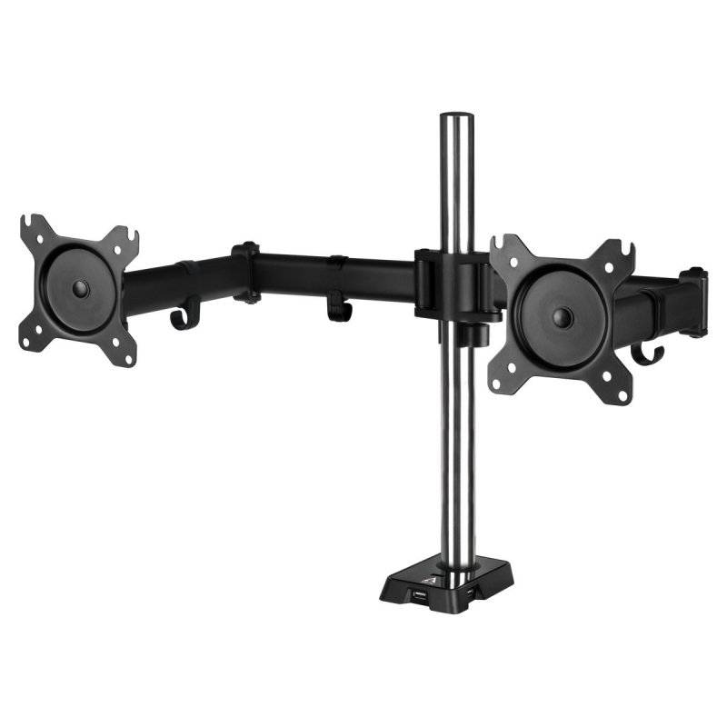 Arctic Cooling Dual Monitor Mount Z2 (Gen 3) With USB-HUB - Black