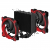Arctic Freezer 34 eSports Duo CPU-Cooler, 2x 120mm - Red - 2