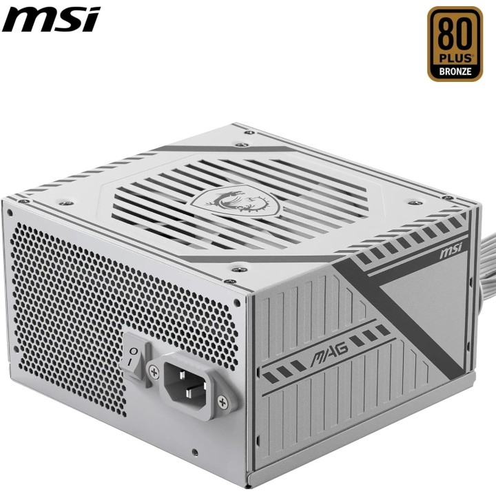 MSI MAG A650BNL WH, 80 Plus Bronze, 650w