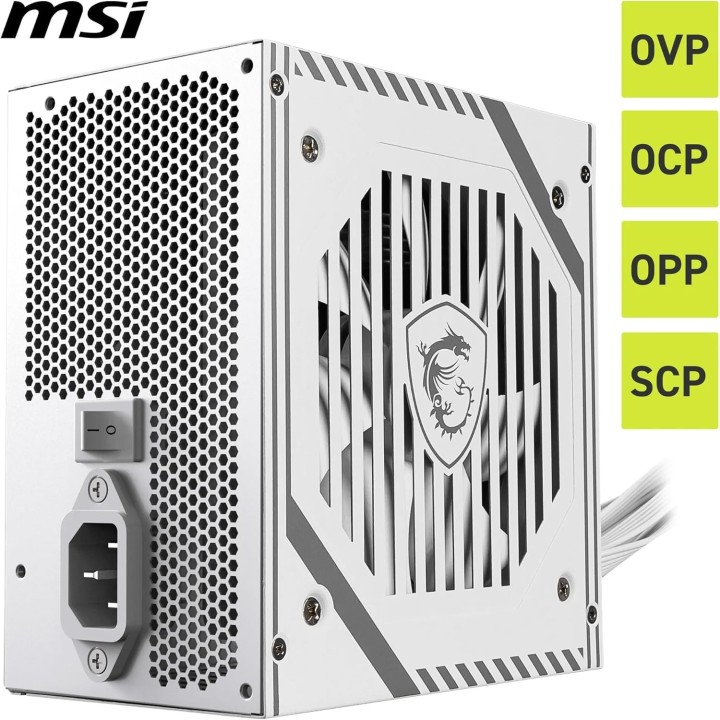 MSI MAG A650BNL WH, 80 Plus Bronze, 650w