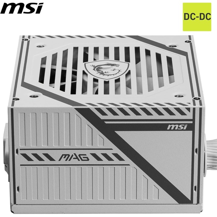 MSI MAG A650BNL WH, 80 Plus Bronze, 650w