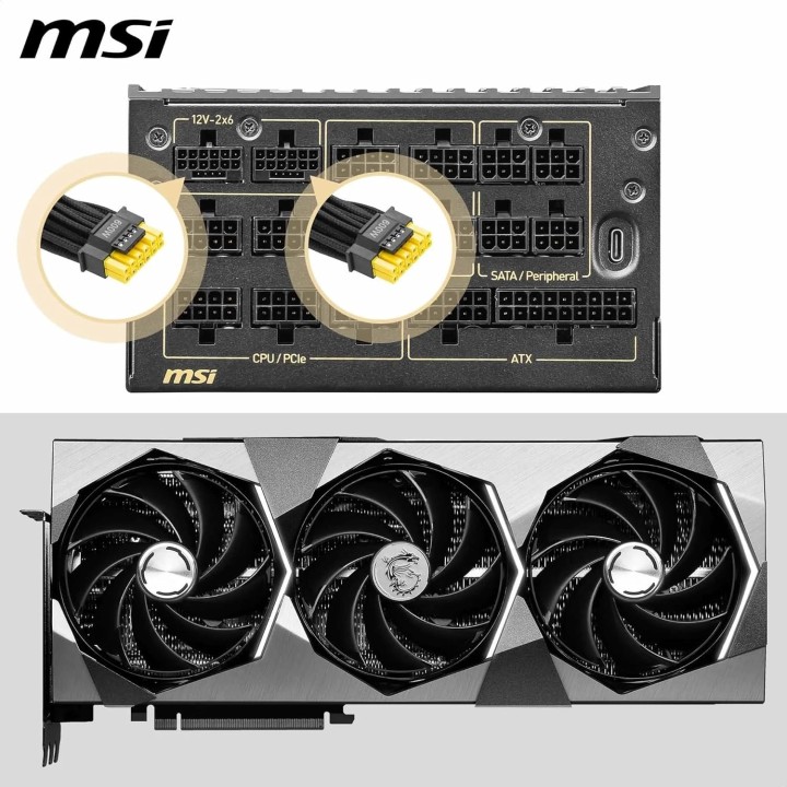 MSI MEG Ai1600T PCIe Gen5, 80 PLUS Titanium, 1600w