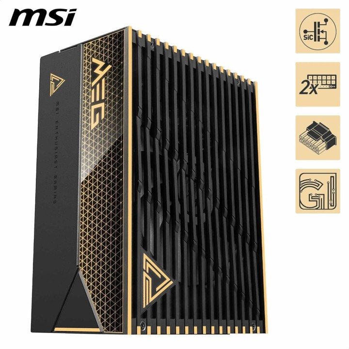 MSI MEG Ai1600T PCIe Gen5, 80 PLUS Titanium, 1600w