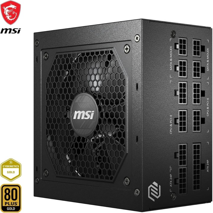 MSI MAG A650GL BK, 80 PLUS Gold, 650w