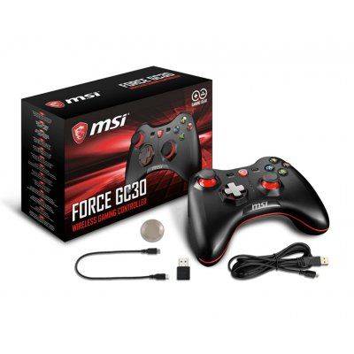 MSI Controller Gaming Force GC30 Wireless/Wired USB, PC - PS3 - Android - Black