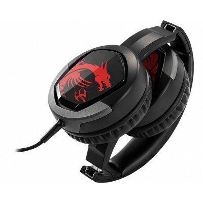 MSI Headset Gaming Immerse GH30, Retractable Microphone, Black - 3