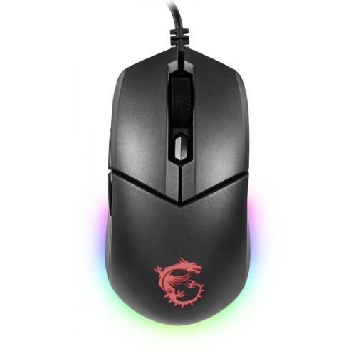 MSI Clutch GM11 USB Gaming Optical Mouse - Black - 1