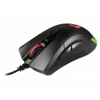 MSI Clutch GM50 RGB, Gaming Optical Mouse - Black