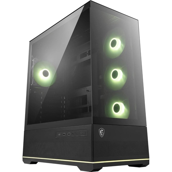 MSI MAG Pano 110R PZ, Mid-Tower, Black