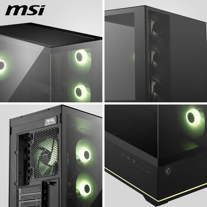 MSI MAG Pano 110R PZ, Mid-Tower, Black