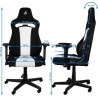 Nitro Concepts E250 Gaming Chair - Radiant White - 3