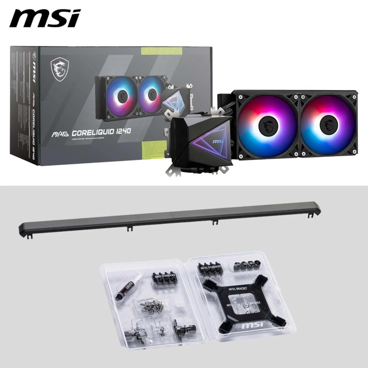 MSI MAG CoreLiquid I240 White, CPU Liquid Cooling, AIO