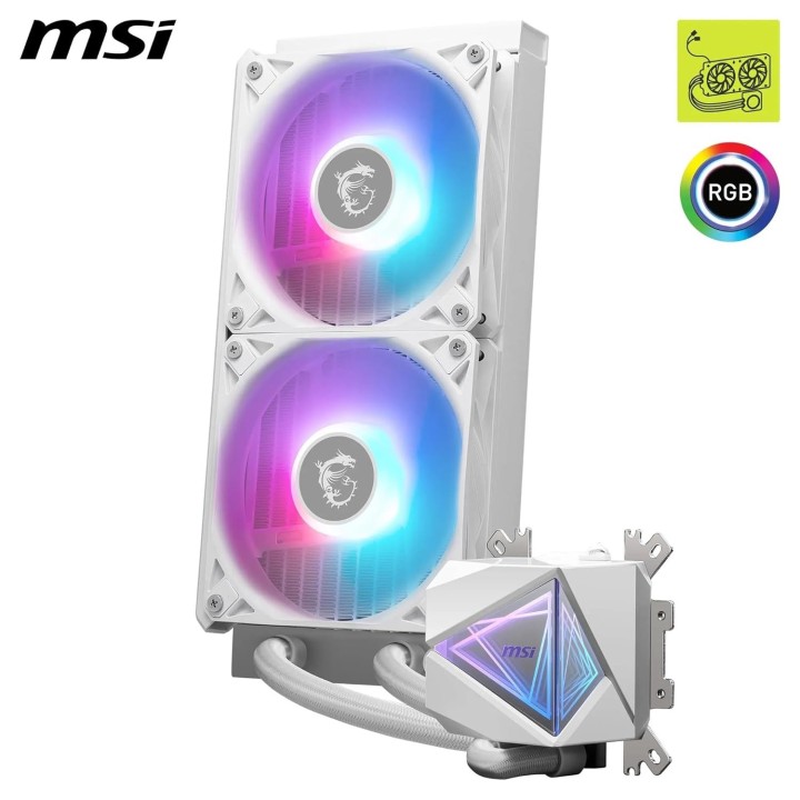 MSI MAG CoreLiquid I240 White, CPU Liquid Cooling, AIO