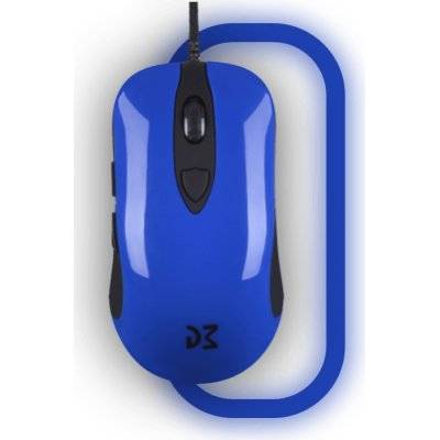 Dream Machines DM1 FPS Ocean Blue Gaming Mouse RGB - Glossy Dark Blue - 3
