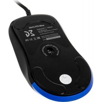 Dream Machines DM1 FPS Ocean Blue Gaming Mouse RGB - Glossy Dark Blue - 8