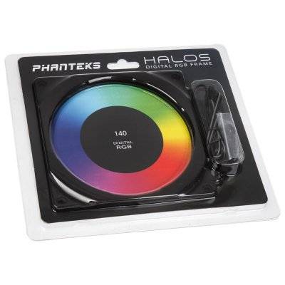 PHANTEKS Halos Digital 140mm Frame, Digital-RGB - Black - 10