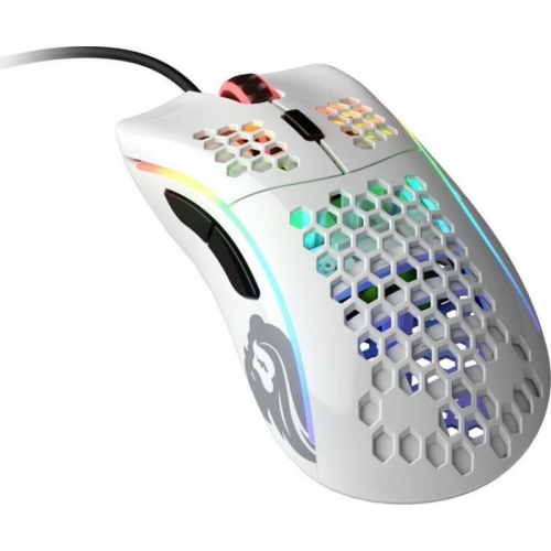 Glorious PC Gaming Race Model D Gaming Mouse - White, Glossy