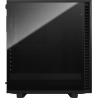 Fractal Design Define 7 Compact Black TG Dark Mid-Tower - Tinted Tempered Glass, Insulated, Black
