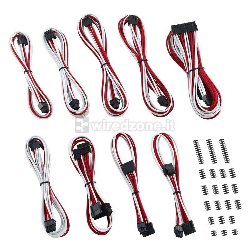 CableMod Classic ModMesh RT-Series Cable Kit ASUS ROG / Seasonic - White/Red