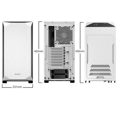 be quiet! Pure Base 500 Mid-Tower - White - 2