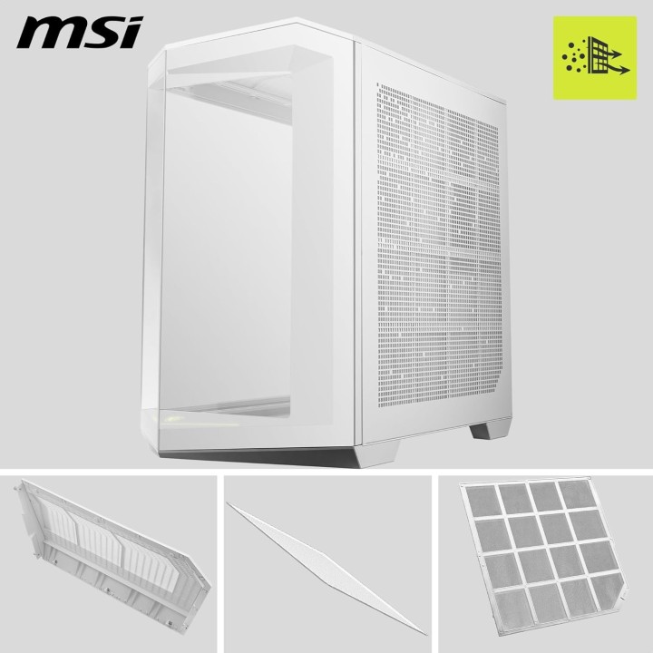 MSI MAG Pano 100R PZ, Mid-Tower, White
