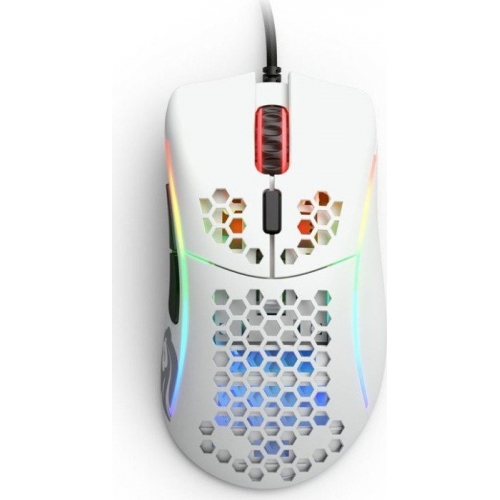 Glorious PC Gaming Race Model D- Gaming Mouse - White, Matt - 1