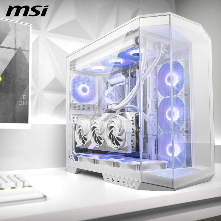 MSI MAG Pano 100R PZ, Mid-Tower, White
