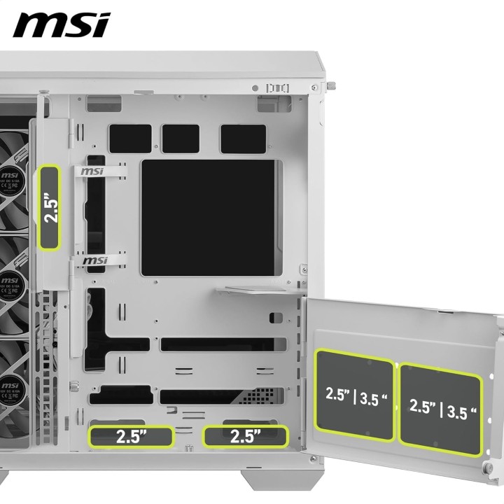 MSI MAG Pano 100R PZ, Mid-Tower, White