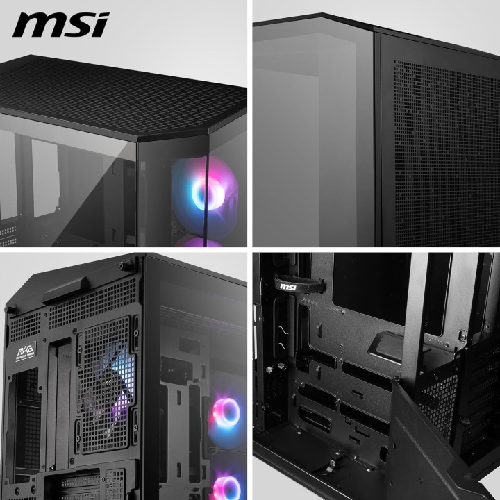 MSI MAG Pano 100R PZ, Mid-Tower, Black