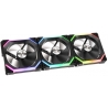 Lian Li UNI FAN SL120 RGB PWM Fan Black, 3x Pack + Controller - 120 mm - 1