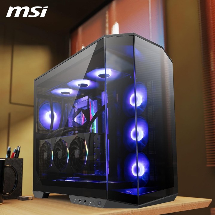 MSI MAG Pano 100R PZ, Mid-Tower, Black