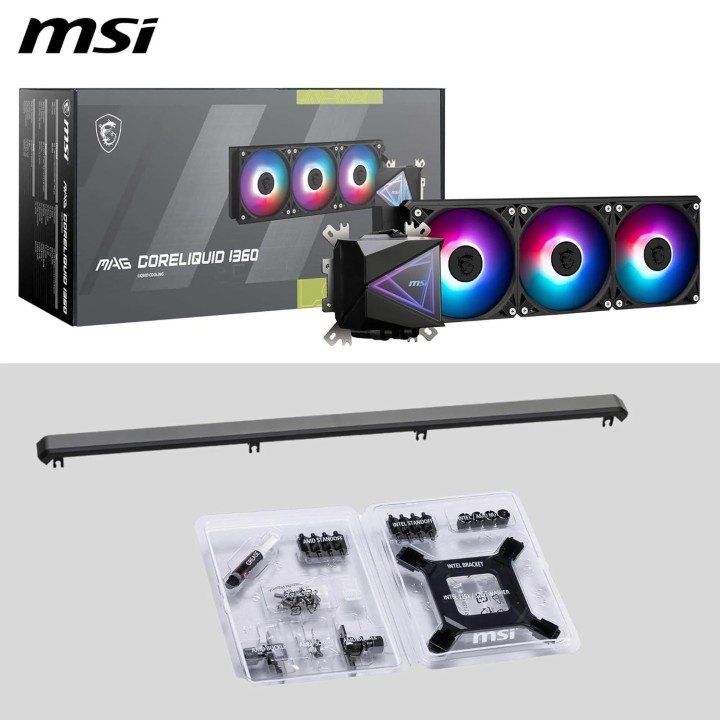 MSI MAG CoreLiquid I360 Black, CPU Liquid Cooling, AIO