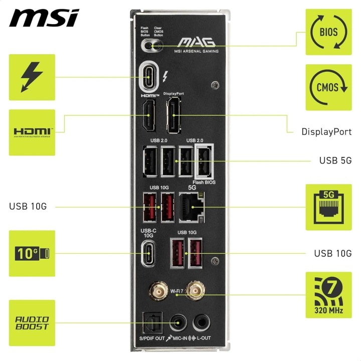 MSI MAG B860 Tomahawk WiFi, LGA 1851