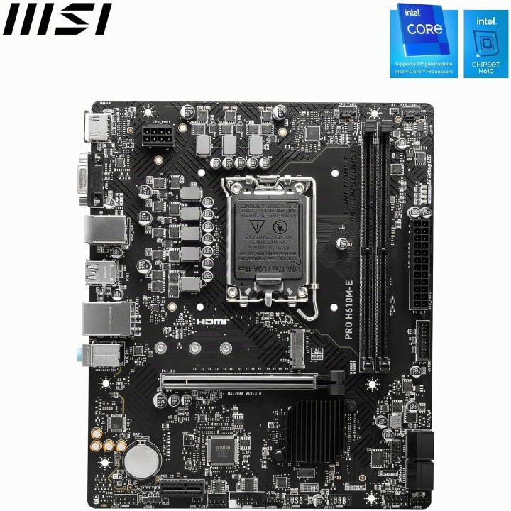 MSI Pro H610M-E DDR5, LGA 1700