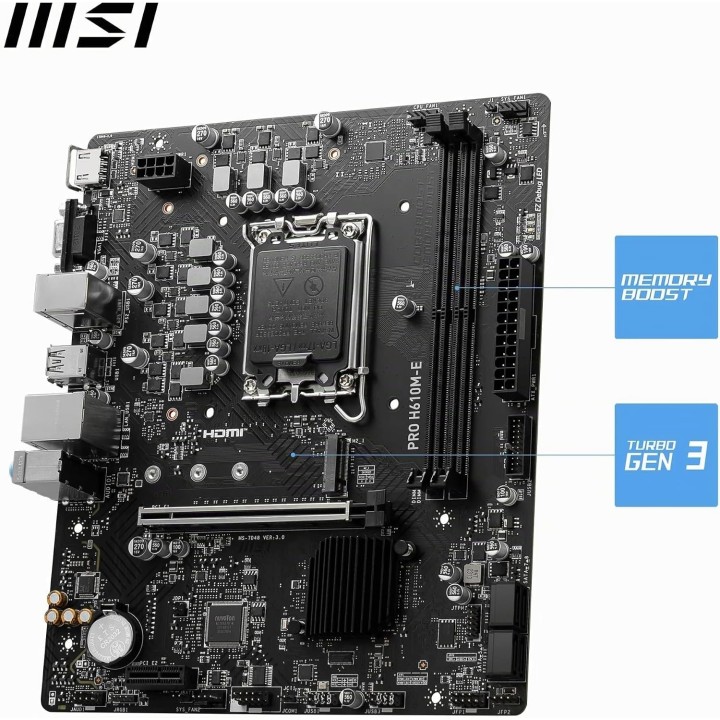 MSI Pro H610M-E DDR5, LGA 1700