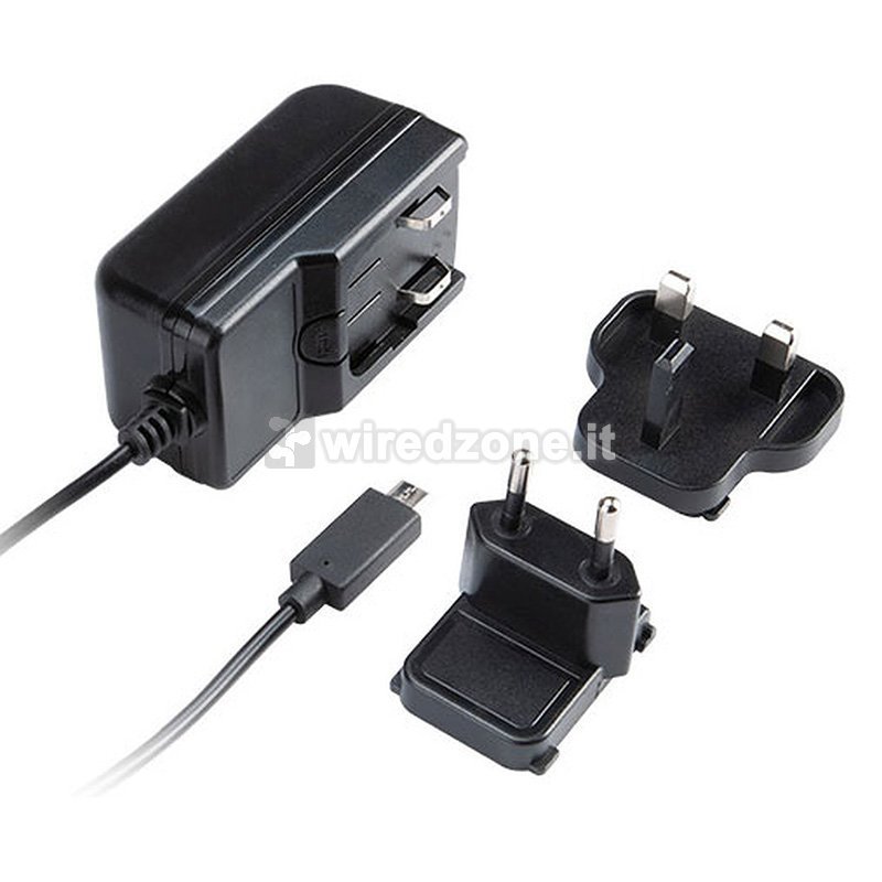 Akasa 15 Watt USB Type-C, Power Adapter, Compatible With Raspberry Pi 4, Black - 1