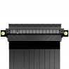 Akasa Riser Black XL, Premium PCIe 3.0 x16 Riser Cable, 100cm - Black - 4