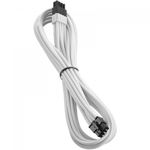 CableMod C-Series PRO ModMesh 8-Pin PCIe Cable For Corsair AXi/HXi/RM (Yellow Label) (600mm) - White - 1