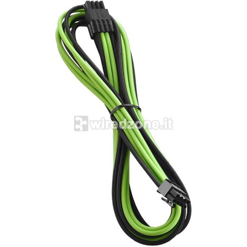 CableMod RT-Series PRO ModMesh 8-Pin PCIe Cable For ASUS/Seasonic (600mm) - Black/Green - 1