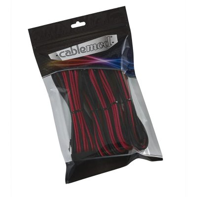 CableMod Classic ModMesh Cable Extension Kit - 8+6 Series - Black/Red - 2