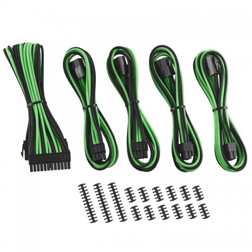 CableMod Classic ModMesh Cable Extension Kit - 8+8 Series - Black/Green - 1