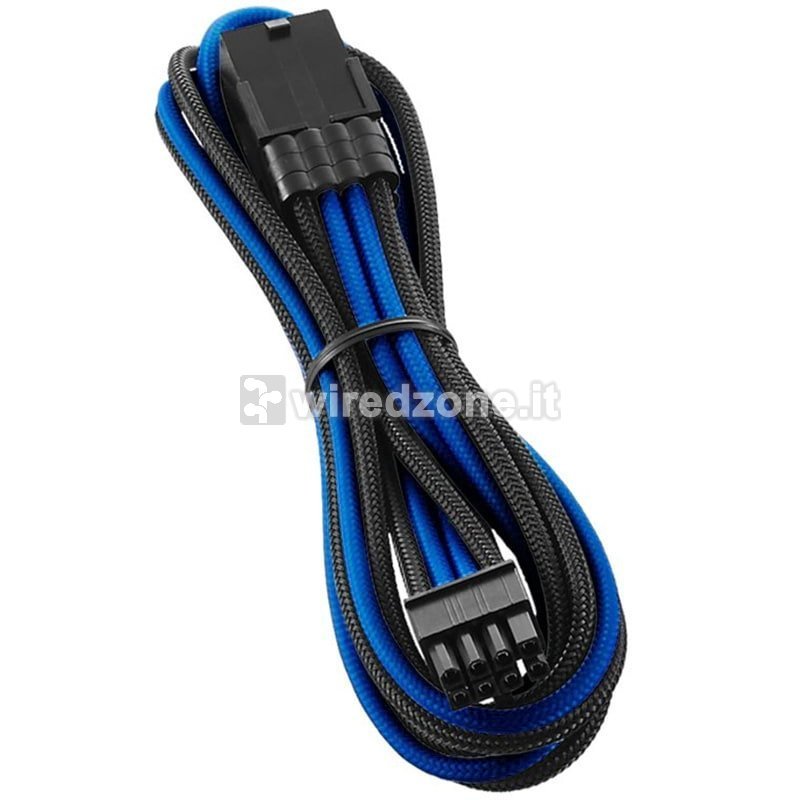 CableMod PRO ModMesh 8-Pin PCIe Extension - 45cm, Black/Blue - 1