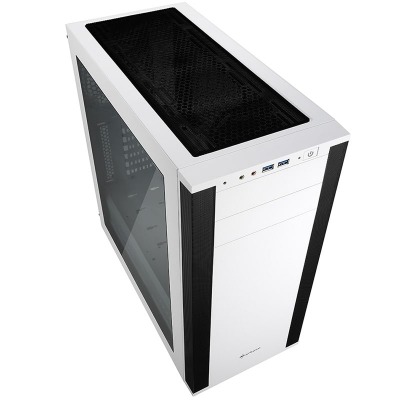 Sharkoon M25-W, Mid-Tower, Side Acrylic, White - 5