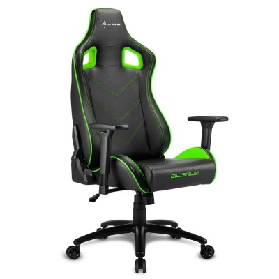 Sharkoon ELBRUS 2 Gaming Chair - Black / Green - 3